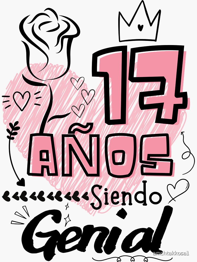 17 Años Siendo Genial, regalo de cumpleaños para niña