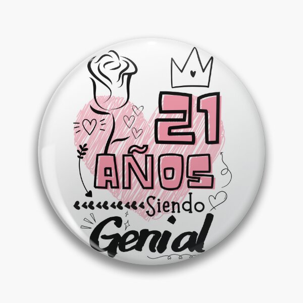 Item preview, 21 Años Siendo Genial, regalo de cumpleaños para niña designed and sold by amchtakkosa1.