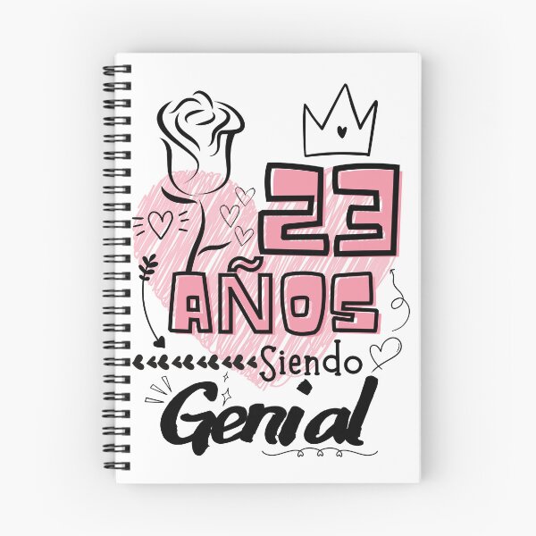 Artikelvorschau, 23 Jahre Siendo Genial, regalo de cumpleaños para niña entworfen und verkauft von amchtakkosa1.