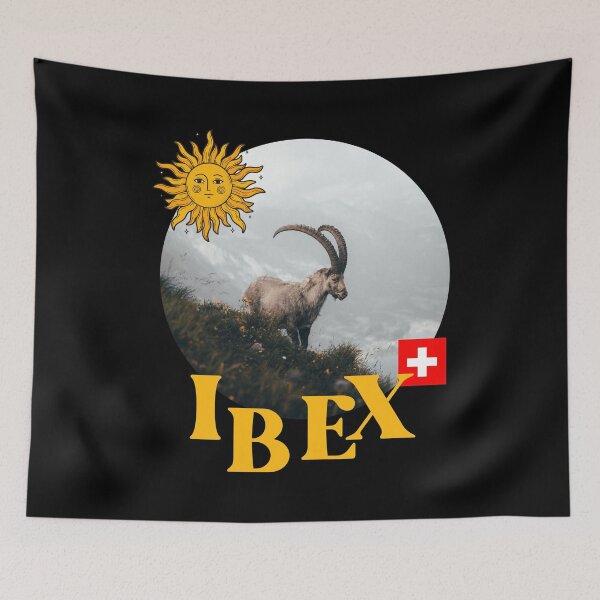 Item preview, Alpine ibex bouquetin Switzerland Schweiz the Alps designed and sold by Swissstore.