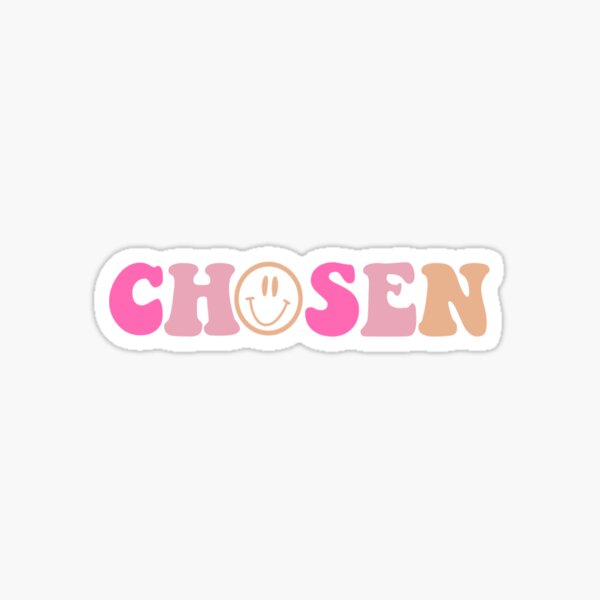 Item preview, Chosen Smile Sticker designed and sold by Katie Moddelmog.