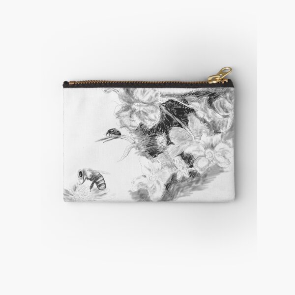 Item preview, Ladybug & Honeybee B&W designed and sold by PaulinePS.