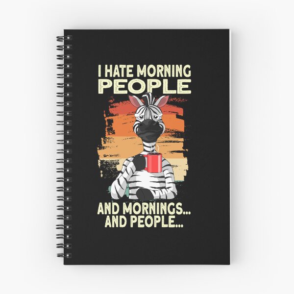 Item preview, I Hate Morning People Mornings And People Vintage designed and sold by Ibu83.