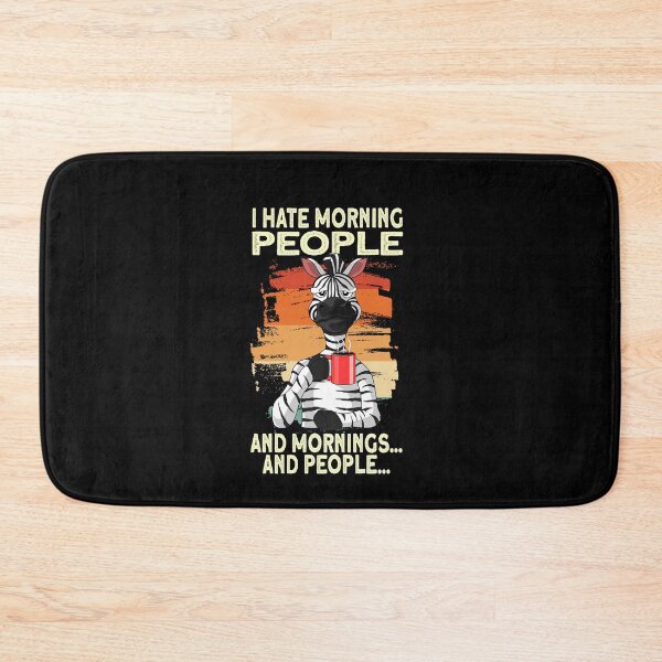 Item preview, I Hate Morning People Mornings And People Vintage designed and sold by Ibu83.