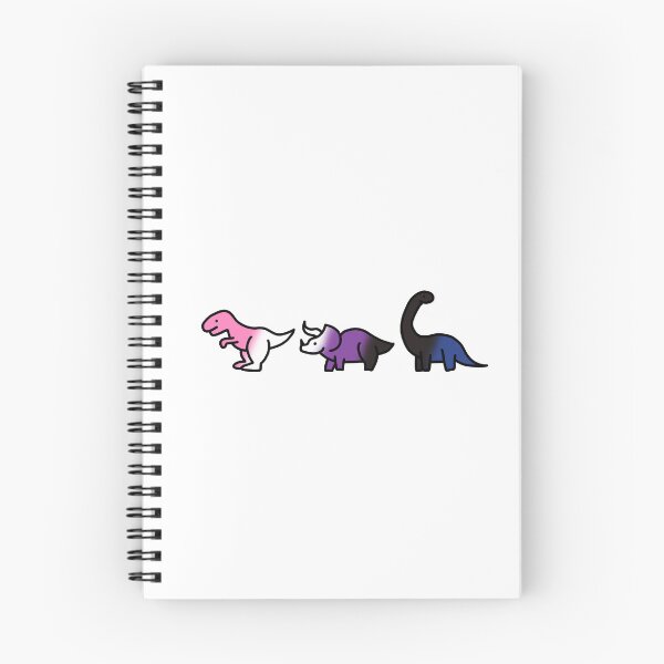 Item preview, Gender fluid pride dinos. designed and sold by Violets-Designs.