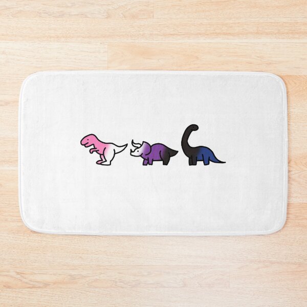 Item preview, Gender fluid pride dinos. designed and sold by Violets-Designs.