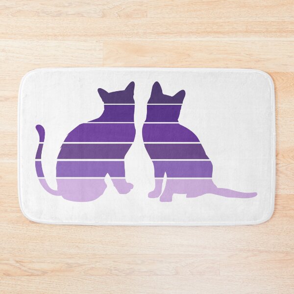 Item preview, Purple Sunset Colored Cats designed and sold by catladyjoy.