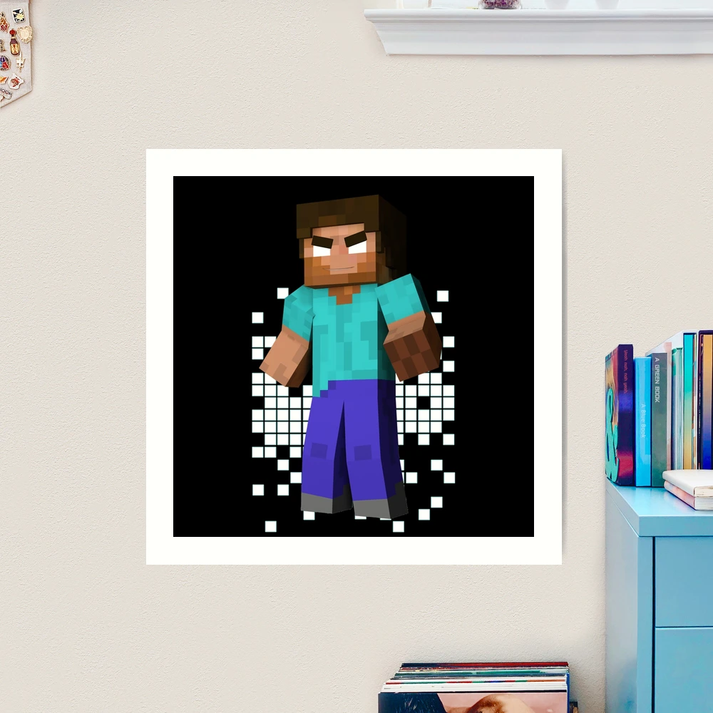 Steve and Herobrine Paper Craft Model