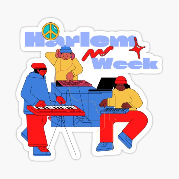 Lounging In Harlem Sticker