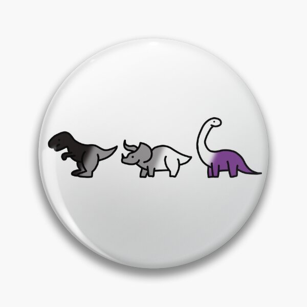 Item preview, Asexual pride dinos designed and sold by Violets-Designs.