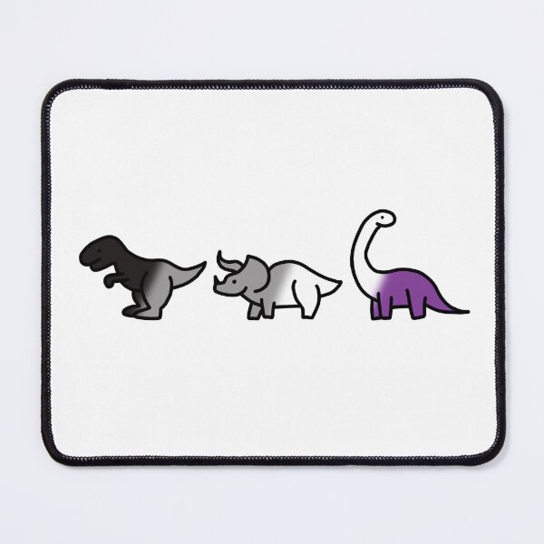 Item preview, Asexual pride dinos designed and sold by Violets-Designs.