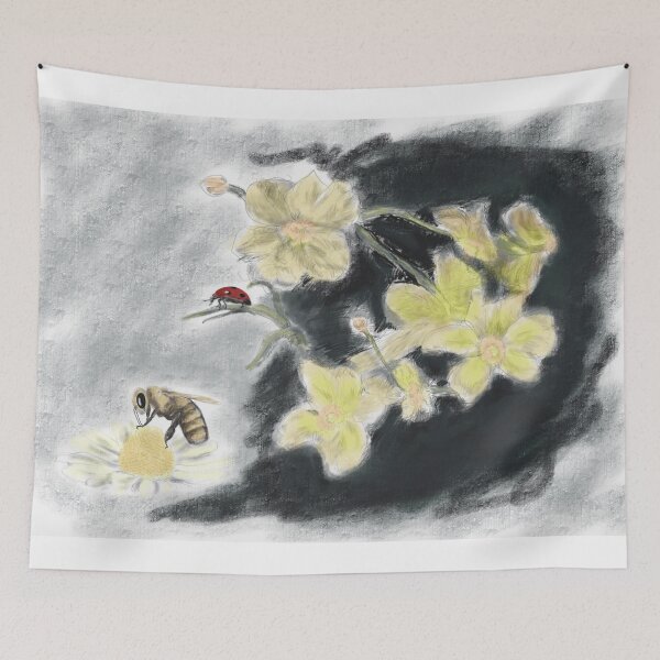 Item preview, Ladybug watching Honeybee Color designed and sold by PaulinePS.
