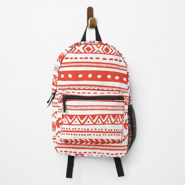 Item preview, Red and White Tribal Pattern designed and sold by Imperium All Day.