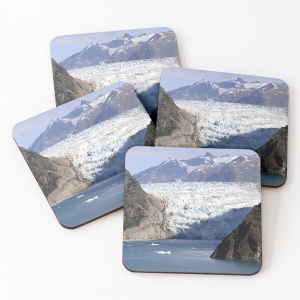 Item preview, Un glaciar que fluye hacia el agua en Alaska - WelshDesigns designed and sold by welshdesigns.