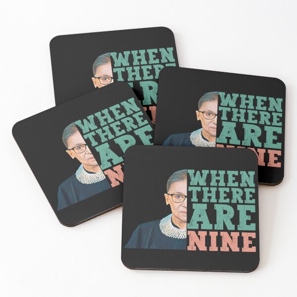 Item preview, When there are nine - Ruth Bader Ginsberg designed and sold by EvergreenWhimsy.