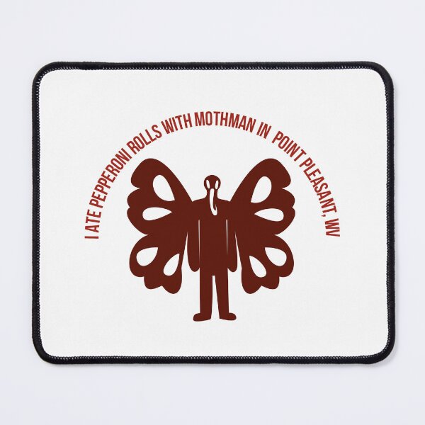 Item preview, Pepperoni rolls with mothman in point pleasant WV designed and sold by bewareofpossum.