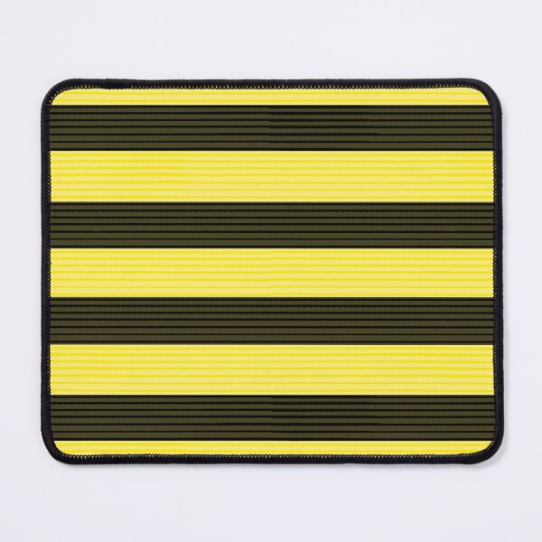 Item preview, Yellow and Black scratched stripes designed and sold by LawsonFabrics.