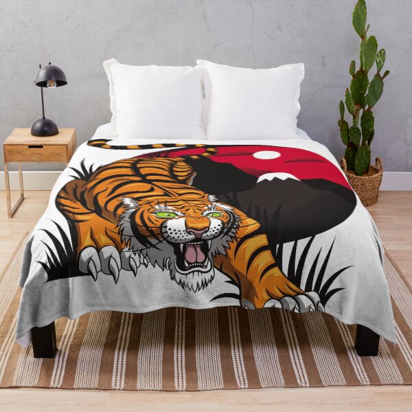 Artikelvorschau, Tiger, Tiger, Tier, niedlich, Katze, Tiere, lustig, Natur, Golf, College, Orange, Tigerwald, Vintage, entworfen und verkauft von SUNDigital123.