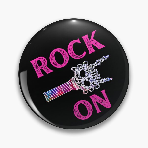 Item preview, Rock On Guitar Neck And Skeleton Hand designed and sold by WoodburyLake.