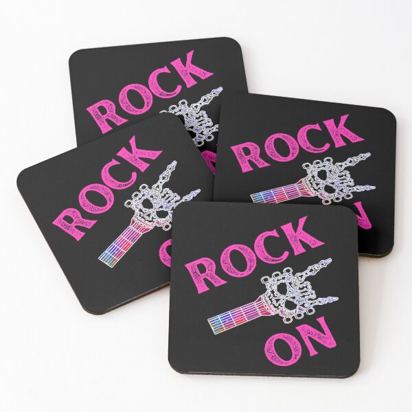 Item preview, Rock On Guitar Neck And Skeleton Hand designed and sold by WoodburyLake.