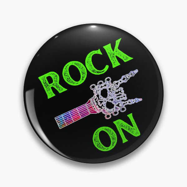 Item preview, Rock On Guitar Neck And Skeleton Hand designed and sold by WoodburyLake.