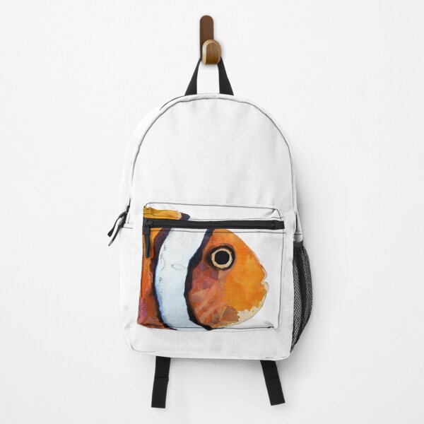 Item preview, Big Clown Fish Head Art Tropical Coral Reef Fish designed and sold by Sharon Cummings Art.