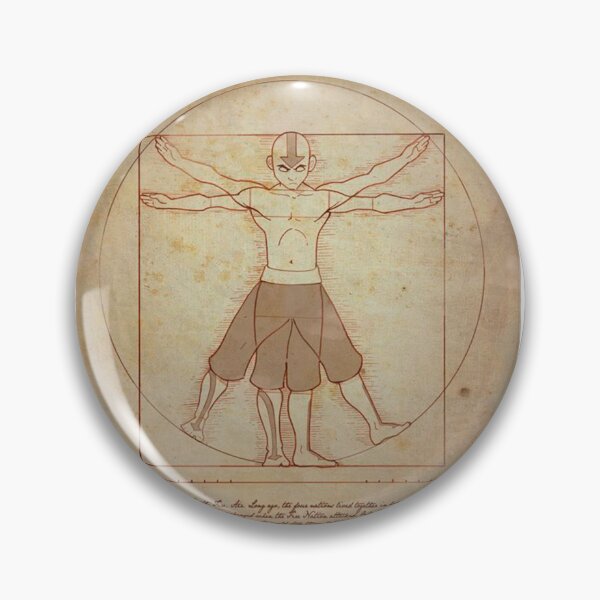 Item preview, Avatar Aang - Vitruvian Man designed and sold by EsoKafi Design.