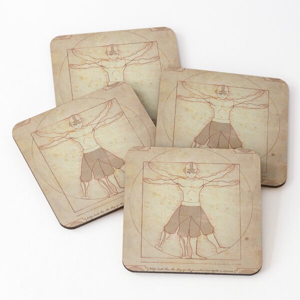 Item preview, Avatar Aang - Vitruvian Man designed and sold by EsoKafi Design.