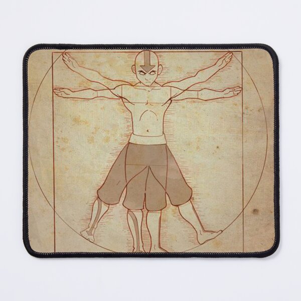 Item preview, Avatar Aang - Vitruvian Man designed and sold by EsoKafi Design.