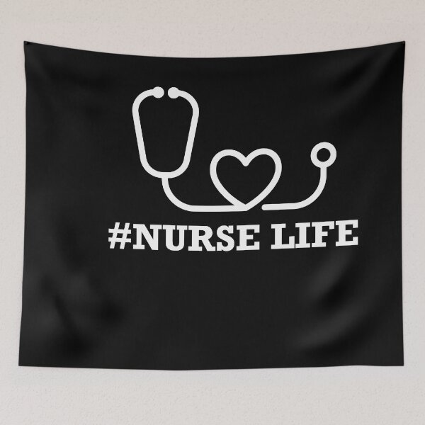 Item preview, Nurse Life Typography Tee Shirt Gift for Nurses designed and sold by Sunnyhova.