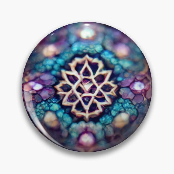 Item preview, Crystalline Mandala pattern designed and sold by StoneyPhenix.