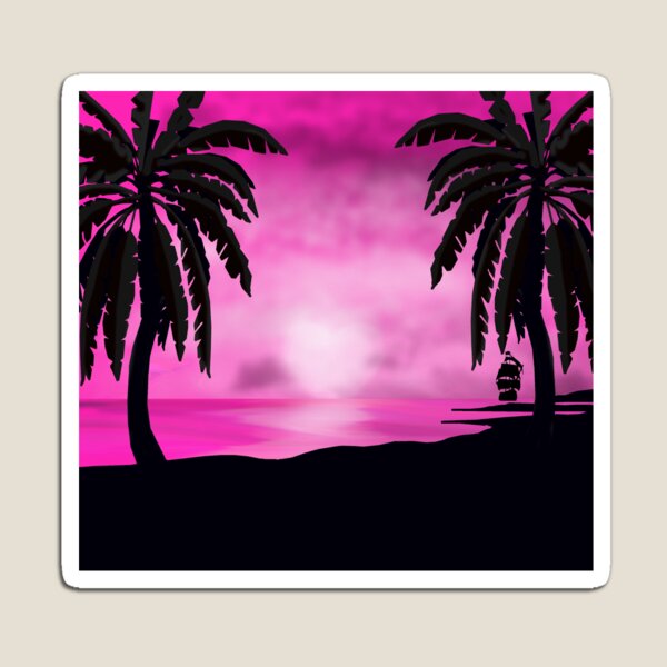 Romantic Sunset Magnet