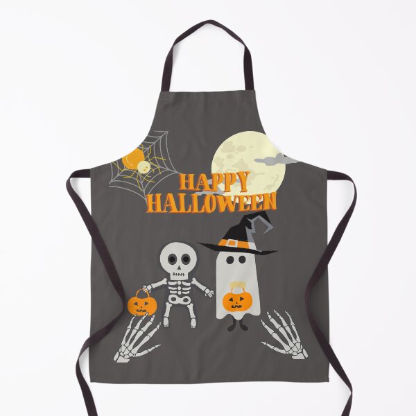 Item preview, Happy Halloween Skeleton and Ghost designed and sold by Ksaavet.