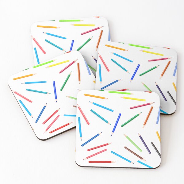 Item preview, Coloured Pencils Back To School Seamless Pattern Design designed and sold by Narkusdesign.