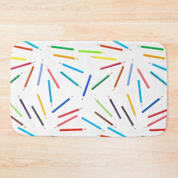 Item preview, Coloured Pencils Back To School Seamless Pattern Design designed and sold by Narkusdesign.