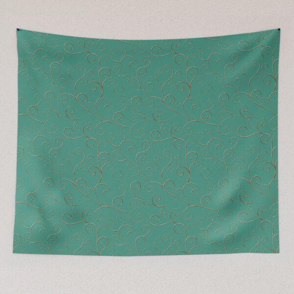 Item preview, Luxury Gold Filigree Floral Vine Pattern - Baroque Patterns designed and sold by antevasinart.