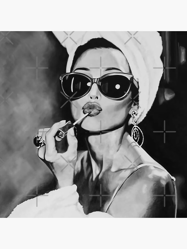 "Baddie Aesthetic Cindy Press Let's Make Up" Sticker for Sale by