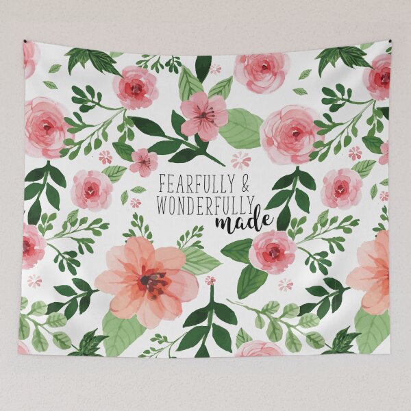 Item preview, Fearfully & Wonderfully Made Floral Design designed and sold by klthomas14.