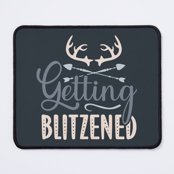 Item preview, Getting Blitzened - Funny Christmas pun designed and sold by DebbisPalette.