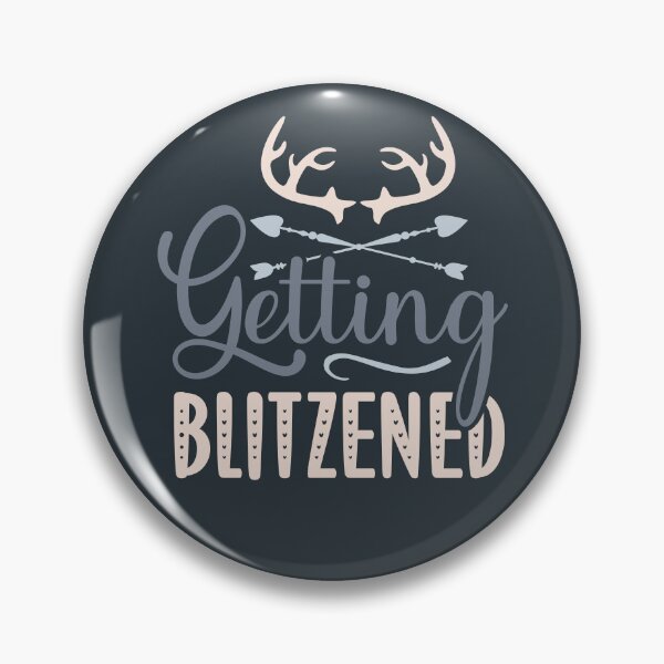Item preview, Getting Blitzened - Funny Christmas pun designed and sold by DebbisPalette.