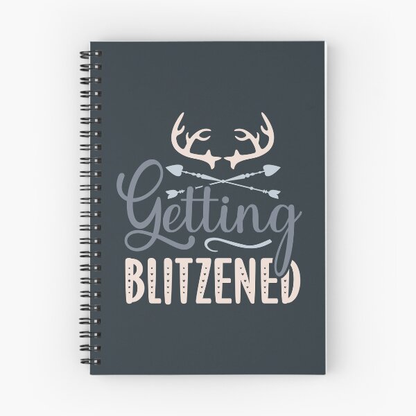 Item preview, Getting Blitzened - Funny Christmas pun designed and sold by DebbisPalette.
