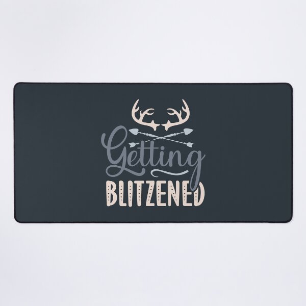 Item preview, Getting Blitzened - Funny Christmas pun designed and sold by DebbisPalette.