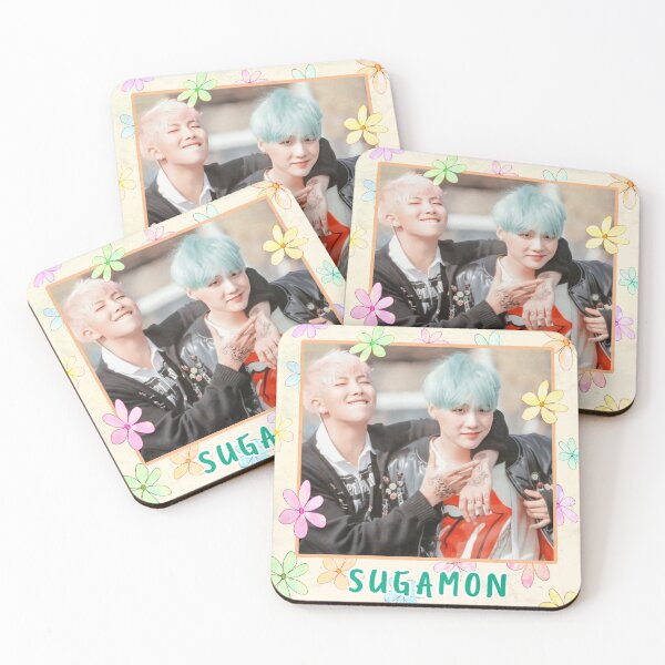 Item preview, Yoongi and namjoon in YOUNG forever, with a spring in the background designed and sold by Juditicona.
