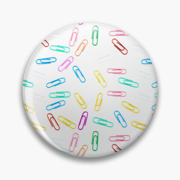 Item preview, Color Paper Clips Seamless Pattern Design designed and sold by Narkusdesign.