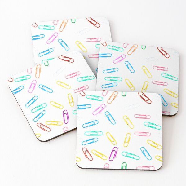 Item preview, Color Paper Clips Seamless Pattern Design designed and sold by Narkusdesign.