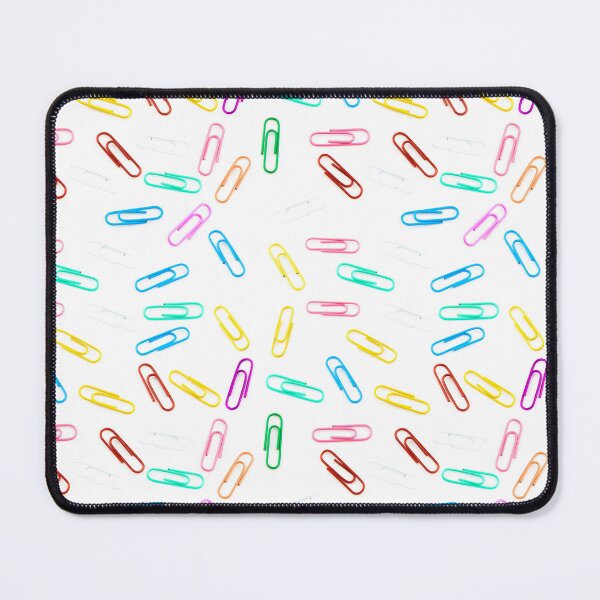 Item preview, Color Paper Clips Seamless Pattern Design designed and sold by Narkusdesign.