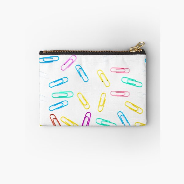 Item preview, Color Paper Clips Seamless Pattern Design designed and sold by Narkusdesign.