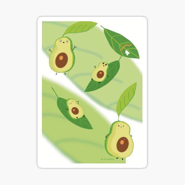 Familia de Aguacates Pegatina
