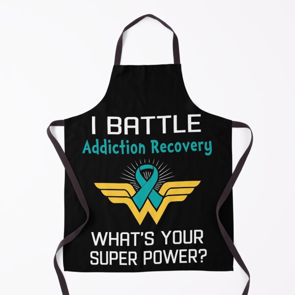 Item preview, I Battle Addiction Recovery What's Your Super Power Support Addiction Recovery Warrior Gifts designed and sold by Sabfit.
