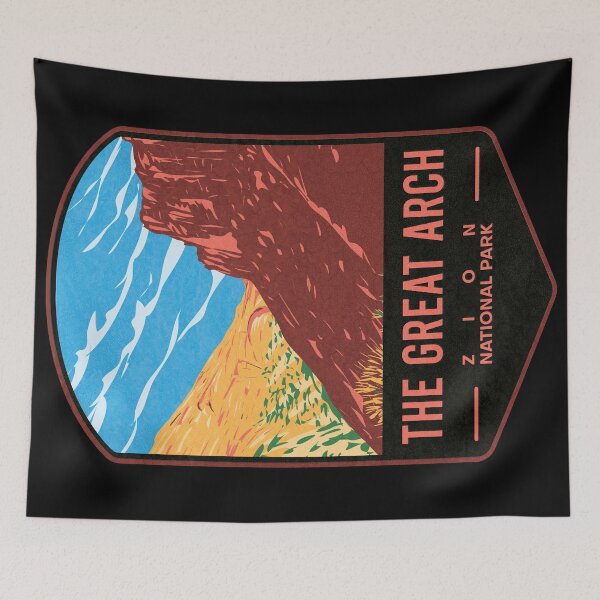 Item preview, The Great Arch Zion National Park designed and sold by JordanHolmes.